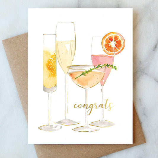Bubbly Congrats Card Abigail Jayne Design