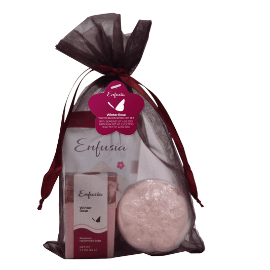 Salt, Soap & Mini Gift Set - Winter Rose Enfusia